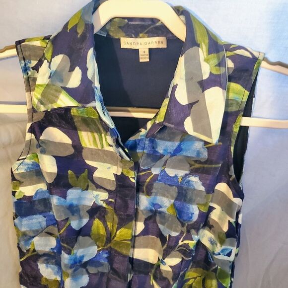 Sandra Darren Fit and Flare dress size 6 - Picture 3 of 14